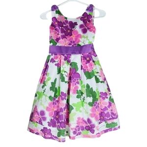 BEAUTIFUL Hartstrings Floral Pleated Dress